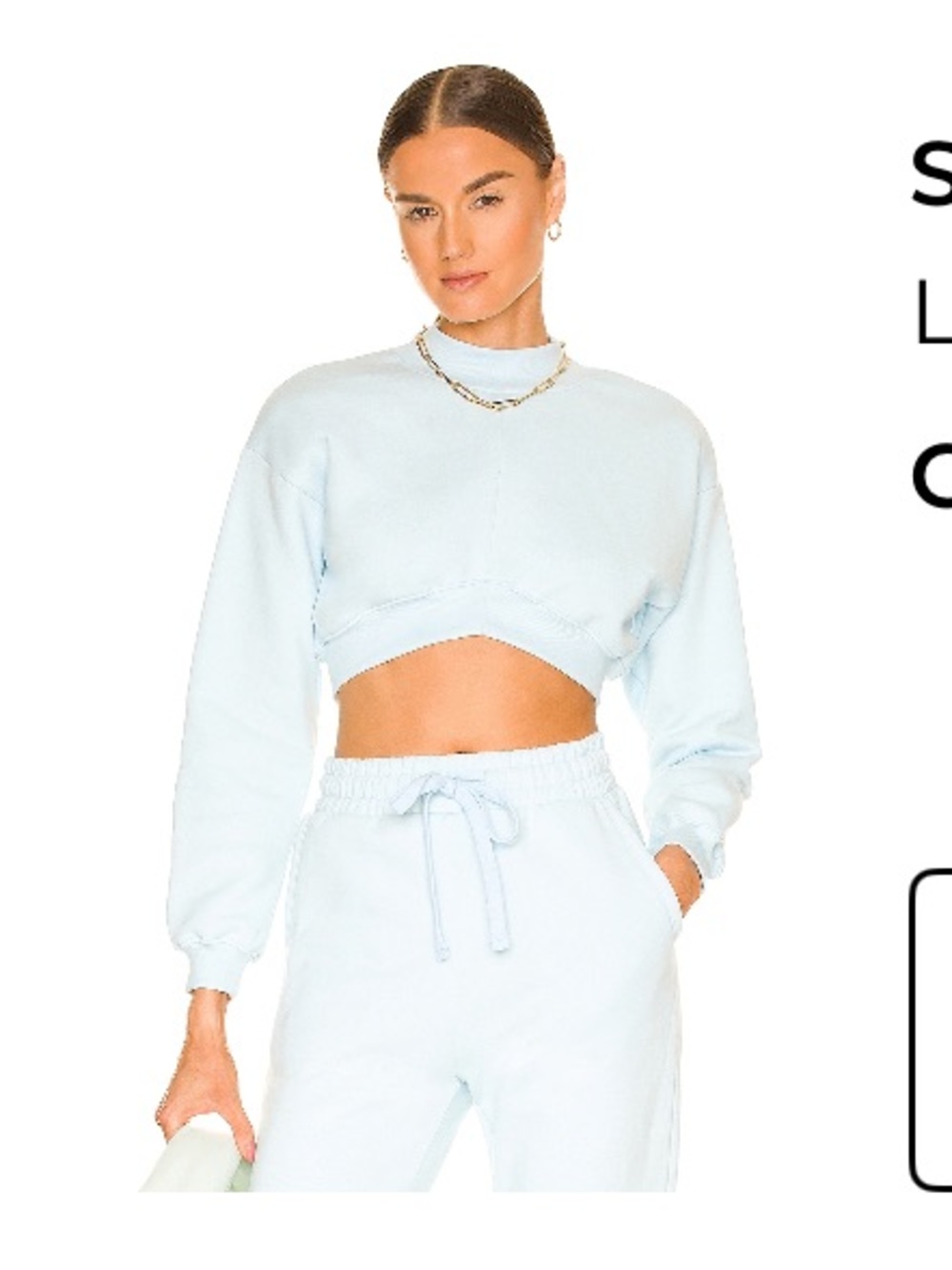 Lovers and Friends Sky Blue Sydney Pullover and matching sweatpants